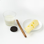 Milk and Cookies Pretzel Rod and Cheese