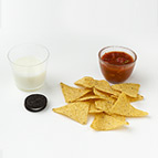 Milk and Cookies Chips and Salsa