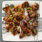 Mixed Grill with Apricot-Soy Sauce