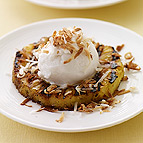 Grilled Pineapple with Coconut Sorbet 