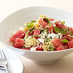 Orzo Salad with Watermelon and Feta