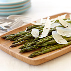 Roasted Asparagus and Shaved Parmesan