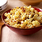 Roasted Cauliflower with Parmesan Cheese