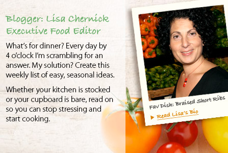 Blogger lisa chernick executive food editor